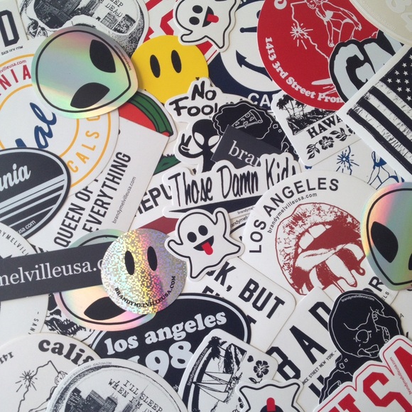 25 Brandy Melville stickers!!!