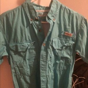 Turquoise Magellan Fishing shirt