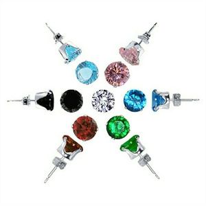 Cubic Zirconia Studs