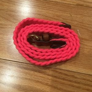 Hot Pink J.Crew Belt