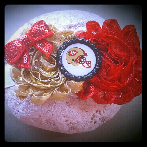 49ers Hair Bow