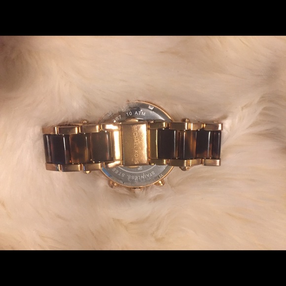 Michael Kors Rose Gold and Tortoise Shell Watch