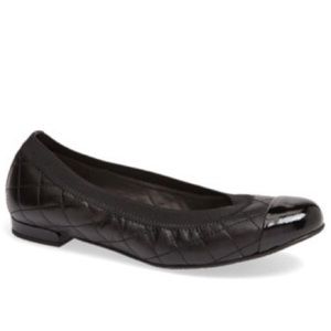 Stuart Weitzman black ballet flats, size 6
