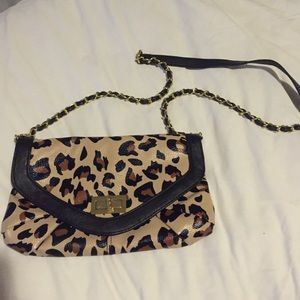 Cheetah cross body