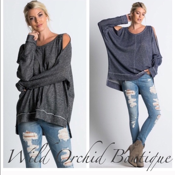 Tops - ♦️LAST ONE ♦️ FRENCH TERRY TUNIC