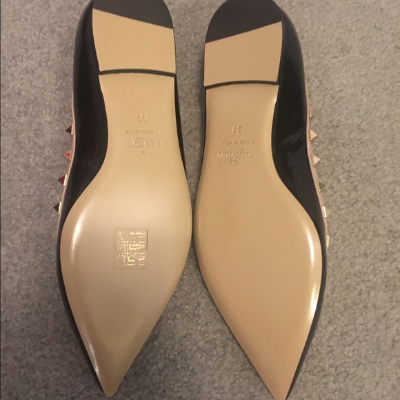 Valentino "rockstud" ballerina flats - Picture 2 of 4
