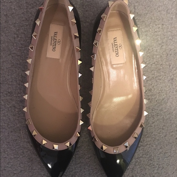 Valentino "rockstud" ballerina flats - Picture 3 of 4