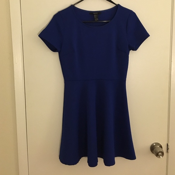 Royal Blue Skater Dress