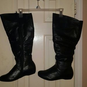 avenue almere, tall ruched boot, size 10w