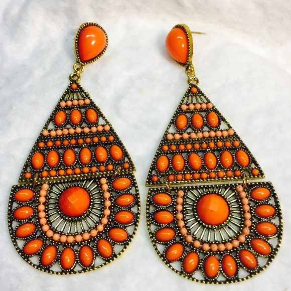 Jewelry - Vintage Style Colorful Bohemian Beads Drop