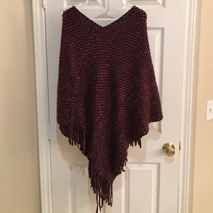 KNIT PONCHO