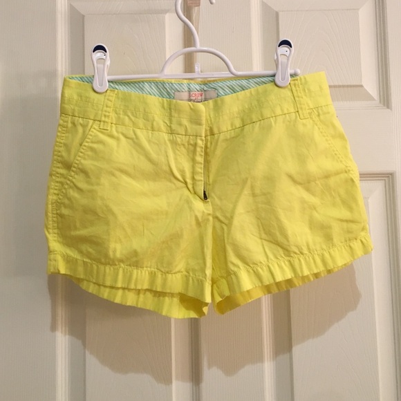 NEON J.CREW SHORTS