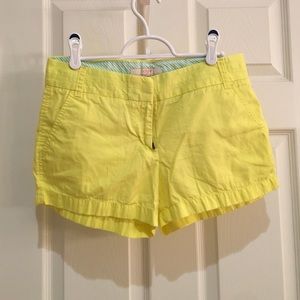 NEON J.CREW SHORTS