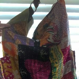 Large bohemian tote