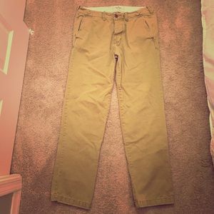 MENS Hollister Khaki Pants Slim Straight SZ. 32x32