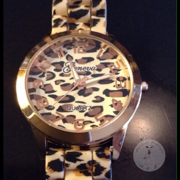 Lady's Leopard print fashion watch