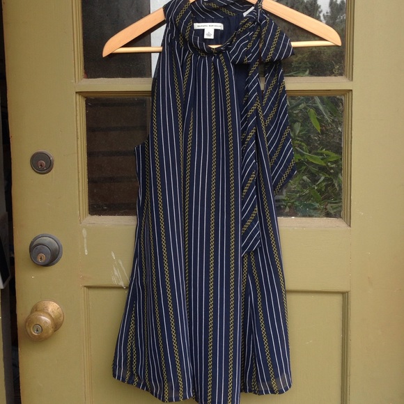 Banana Republic nautical bow blouse