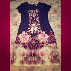 Black Floral Dress
