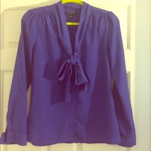 Banana Republic Tie Front Blouse
