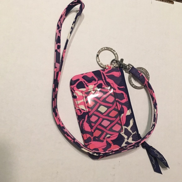 New Vera Bradley lanyard & holder