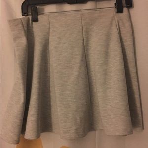 Forever 21 Gray Mini Skater Skirt