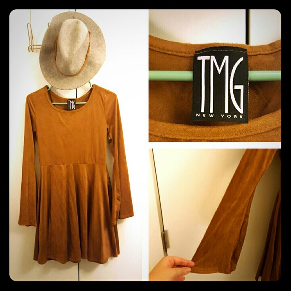 Long sleeve fit and flare dress size medium NWOT