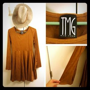 Long sleeve fit and flare dress size medium NWOT