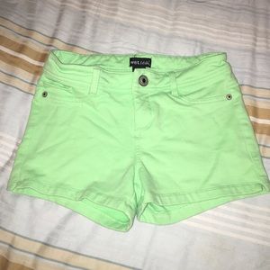 Sea Foam Green Shorts