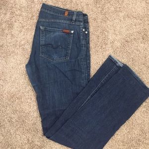 7 for all man kind straight leg jeans