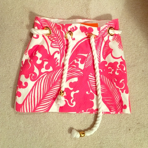Milly skirt pink and white size 0