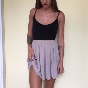 BRANDY MELVILLE light lavender high waisted skirt