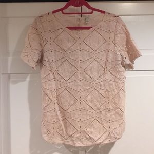 J. Crew Blush Top