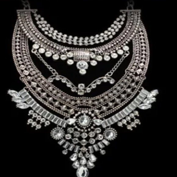 SOLD❤️Crystal Diamond necklace - Picture 1 of 4