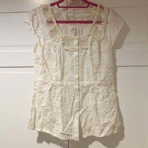 Anthropologie button down top