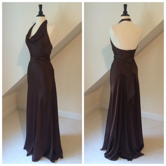 ❌❌❌❌ 🆕 Nicole Miller Silk Gown - Picture 2 of 4