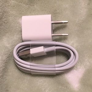 Original Apple iPhone wall charger & cable