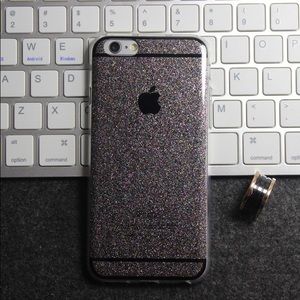 Black Glitter iPhone 6/6S Case