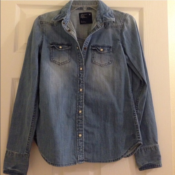American Eagle Denim Top