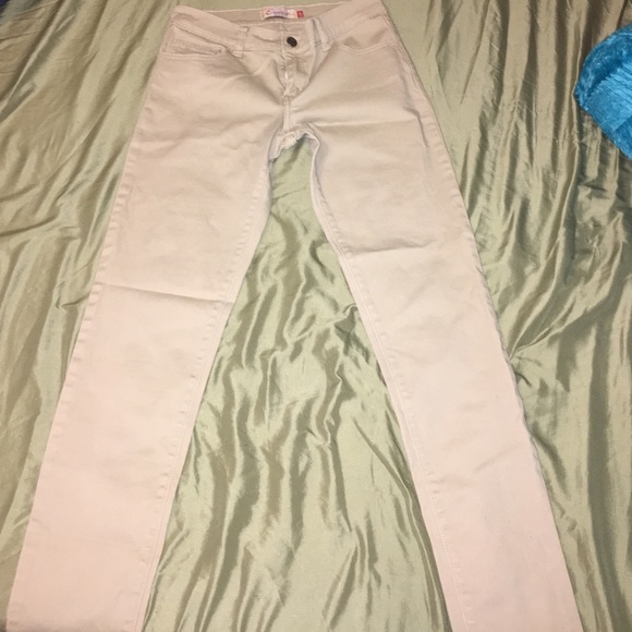 Size 5 tan stretch jeans