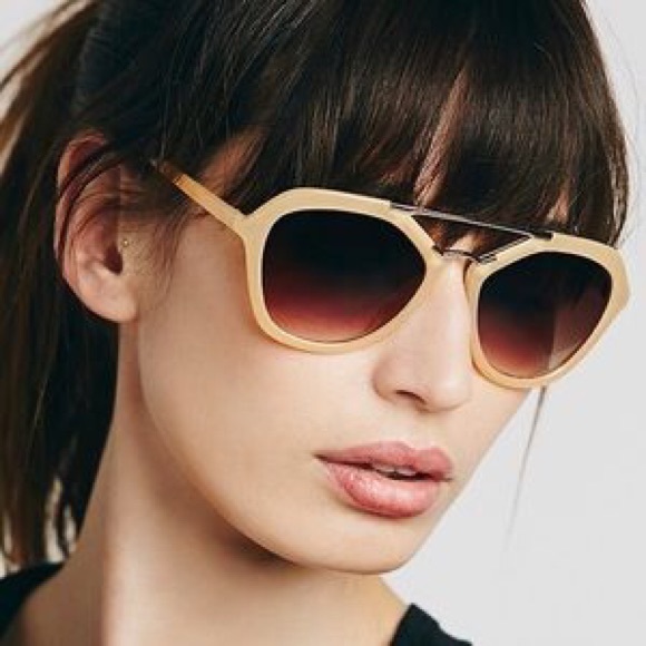 ?Nwt/Rad&Refined/Beige/1/2Moon/Aviator/Sunny+case main image 4