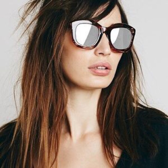 🕶Nwt/Rade&Radient/Wood-effect Frame w Mirror lens - Picture 2 of 4