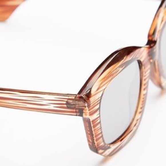 🕶Nwt/Rade&Radient/Wood-effect Frame w Mirror lens - Picture 4 of 4