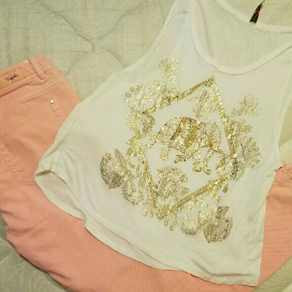 ZARA Skinny Jeans and Boutique Tank