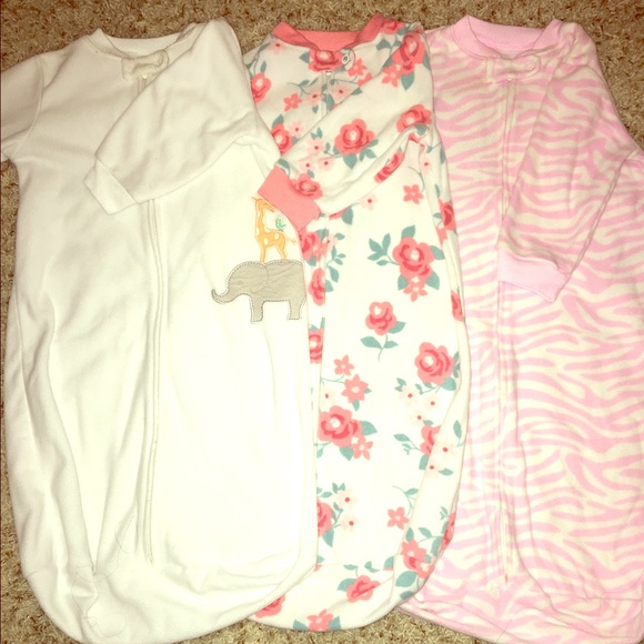 Baby pajama sleep sack, set of 3