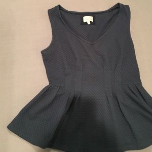 Deletta for Anthropologie peplum top