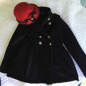 Black peacoat!  Perfect for fall!