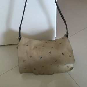 Versace shearling handbag