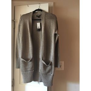 Banana Republic Long Metallic Cardigan