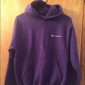 Purple champion hoodie