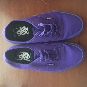 Men's size 4.5/women's size 6.5 all purple vans!
